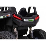 JOKO Elektrické autíčko BUGGY UTV 24V 200W, penové kolesá, Dvojmiestne kožené sedadlo, nosnosť 50kg, zelené