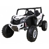 JOKO Elektrické Autíčko Buggy 24V UTV-MX 4x60W 4x4, penové kolesá, Dvojmiestne kožené sedadlo, nosnosť 50kg, biele