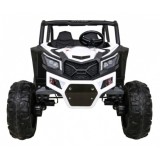 JOKO Elektrické Autíčko Buggy 24V UTV-MX 4x60W 4x4, penové kolesá, Dvojmiestne kožené sedadlo, nosnosť 50kg, biele