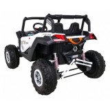 JOKO Elektrické Autíčko Buggy 24V UTV-MX 4x60W 4x4, penové kolesá, Dvojmiestne kožené sedadlo, nosnosť 50kg, biele