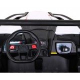 JOKO Elektrické Autíčko Buggy 24V UTV-MX 4x60W 4x4, penové kolesá, Dvojmiestne kožené sedadlo, nosnosť 50kg, biele