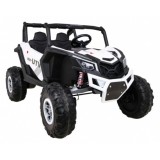 JOKO Elektrické Autíčko Buggy 24V UTV-MX 4x60W 4x4, penové kolesá, Dvojmiestne kožené sedadlo, nosnosť 50kg, biele