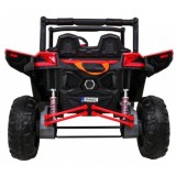 JOKO Elektrické Autíčko Buggy 24V UTV-MX 4x60W 4x4, penové kolesá, Dvojmiestne kožené sedadlo, nosnosť 50kg, červené