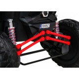 JOKO Elektrické Autíčko Buggy 24V UTV-MX 4x60W 4x4, penové kolesá, Dvojmiestne kožené sedadlo, nosnosť 50kg, červené