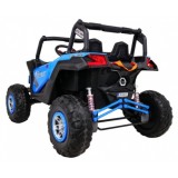 JOKO Elektrické Autíčko Buggy 24V UTV-MX 4x60W 4x4, penové kolesá, Dvojmiestne kožené sedadlo, nosnosť 50kg, modré