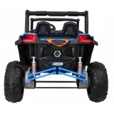 JOKO Elektrické Autíčko Buggy 24V UTV-MX 4x60W 4x4, penové kolesá, Dvojmiestne kožené sedadlo, nosnosť 50kg, modré