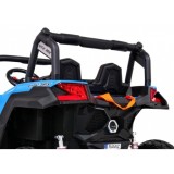 JOKO Elektrické Autíčko Buggy 24V UTV-MX 4x60W 4x4, penové kolesá, Dvojmiestne kožené sedadlo, nosnosť 50kg, modré