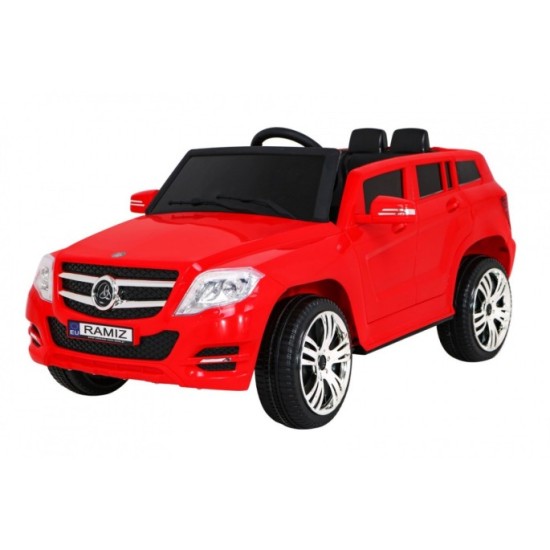 JOKO Elektrické autíčko QY618 City Rider, MP3 vstup, USB vstup, nastaviteľná Poloha Volantu, červené