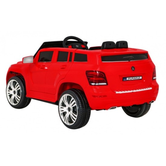 JOKO Elektrické autíčko QY618 City Rider, MP3 vstup, USB vstup, nastaviteľná Poloha Volantu, červené