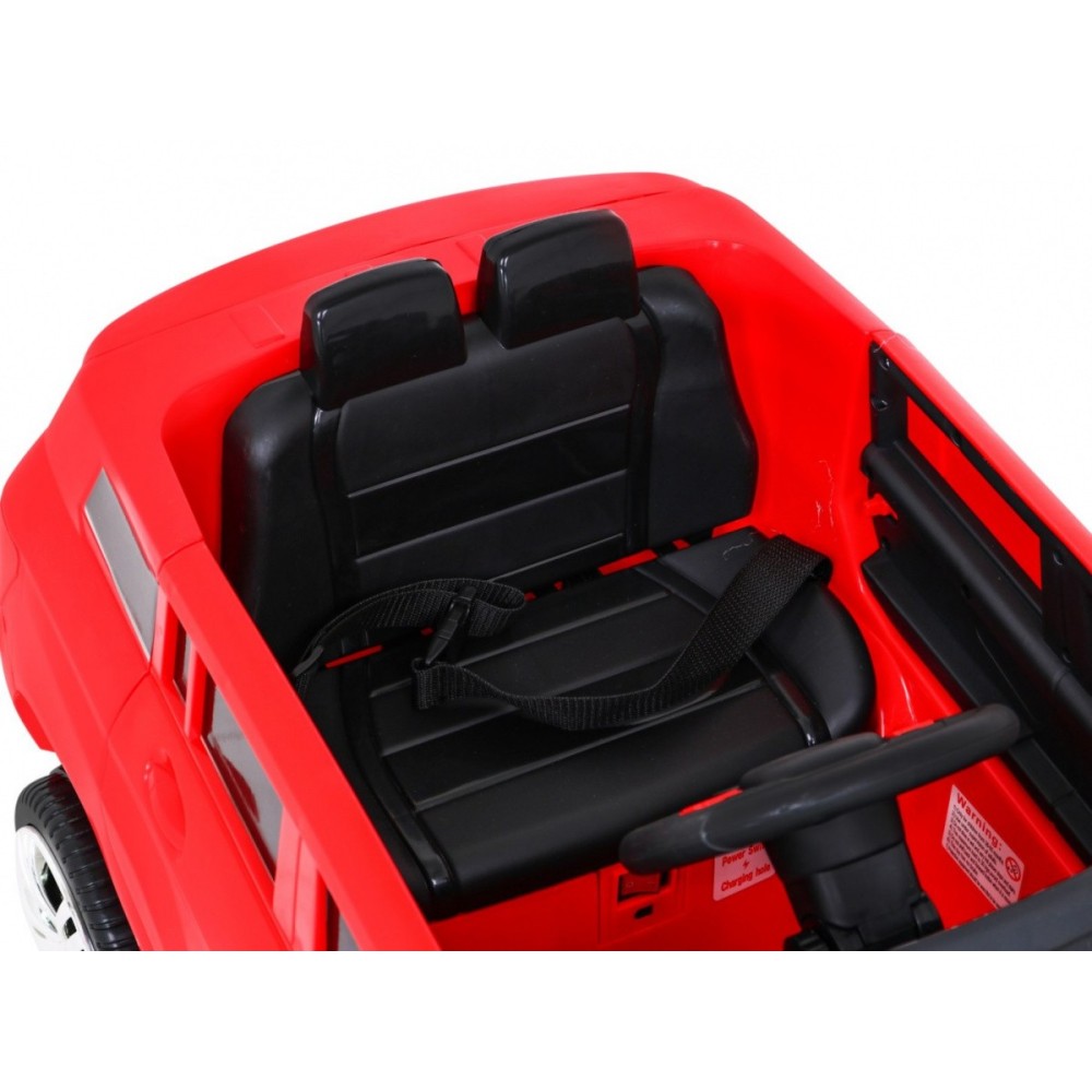 JOKO Elektrické autíčko QY618 City Rider, MP3 vstup, USB vstup, nastaviteľná Poloha Volantu, červené