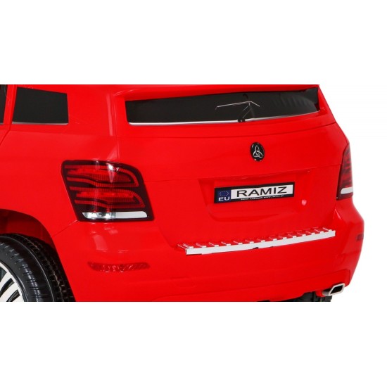 JOKO Elektrické autíčko QY618 City Rider, MP3 vstup, USB vstup, nastaviteľná Poloha Volantu, červené