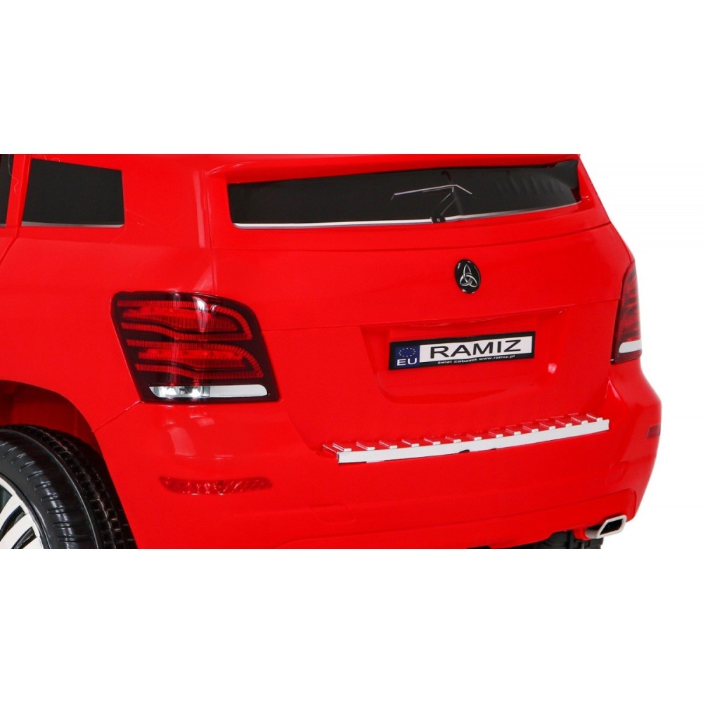 JOKO Elektrické autíčko QY618 City Rider, MP3 vstup, USB vstup, nastaviteľná Poloha Volantu, červené