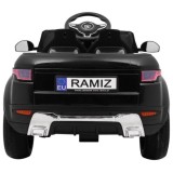 JOKO Elektrické autíčko Rapid Racer, penové kolesá, USB, odpružené, čierne