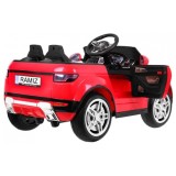 JOKO Elektrické autíčko Rapid Racer, penové kolesá, USB, odpružené, červené