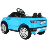 JOKO Elektrické autíčko Rapid Racer, penové kolesá, USB, odpružené, modré