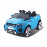 JOKO Elektrické autíčko Rapid Racer, penové kolesá, USB, odpružené, modré