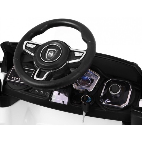 JOKO Elektrické autíčko Rapid Racer, penové kolesá, USB, odpružené, oranžové