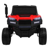 JOKO Elektrické autíčko 4x4 Farmer s Vyklápacou vlečkou, DVOJMIESTNE kožené sedadlo, penové kolesá, 6 kolesové, nosnosť 60kg, če