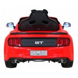 JOKO Elektrické Autíčko Ford Mustang GT, penové kolesá, kožené sedadlo, červené
