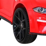 JOKO Elektrické Autíčko Ford Mustang GT, penové kolesá, kožené sedadlo, červené