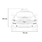 JOKO Elektrické Autíčko Ford Mustang GT, penové kolesá, kožené sedadlo, červené