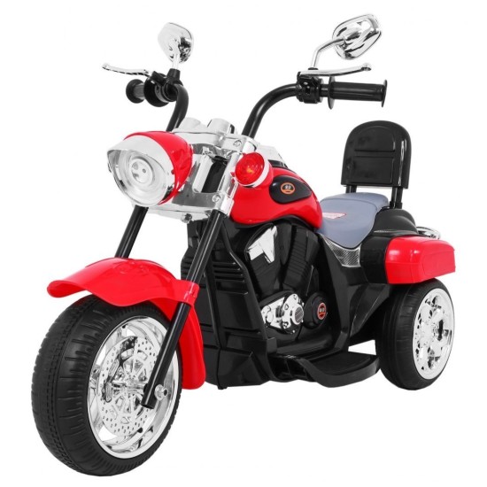 JOKO Elektrická motorka Chopper, červená