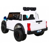 JOKO Elektrické autíčko FORD Super Duty s dymom, dvojité zadné kolesá, nosnosť 60kg, extra Led svetlá, penové kolesá, kožené sed
