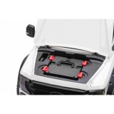 JOKO Elektrické autíčko FORD Super Duty s dymom, dvojité zadné kolesá, nosnosť 60kg, extra Led svetlá, penové kolesá, kožené sed