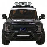 JOKO Elektrické autíčko FORD Super Duty s Dymom, dvojité zadné kolesá, nosnosť 60kg, extra Led svetlá, penové kolesá, kožené sed