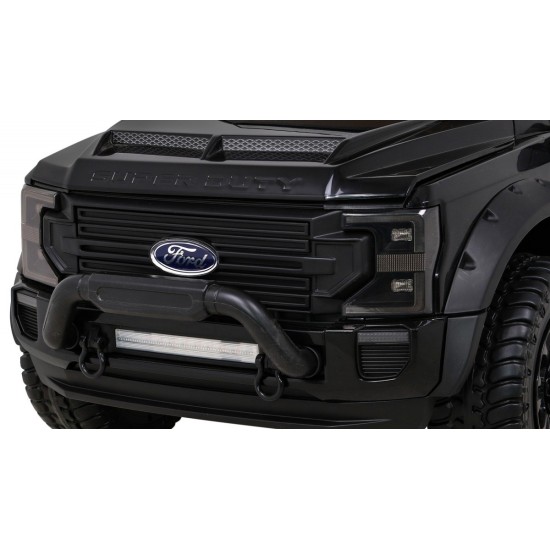 JOKO Elektrické autíčko FORD Super Duty s Dymom, dvojité zadné kolesá, nosnosť 60kg, extra Led svetlá, penové kolesá, kožené sed