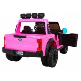 JOKO Elektrické autíčko FORD Super Duty s dymom, dvojité zadné kolesá, nosnosť 60kg, extra Led svetlá, penové kolesá, kožené sed