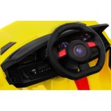 JOKO Elektrické autíčko Future, penové odpružené kolesá, MP3, diaľkové ovládanie, žlté