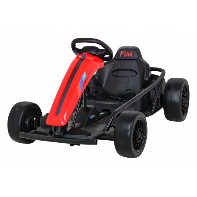JOKO Elektrické autíčko Motokára FX1 Drift Master, nosnosť 70kg, Funkcia Drift, rýchlosť 13km/h, červená