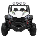 JOKO Elektrické autíčko Grand Buggy 4x4 Lift, Dvojmiestne kožené sedadlo, penové kolesá, FM rádio, nosnosť 59kg, biele