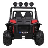 JOKO Elektrické autíčko Grand Buggy 4x4 Lift, Dvojmiestne kožené sedadlo, penové kolesá, FM rádio, nosnosť 59kg, biele