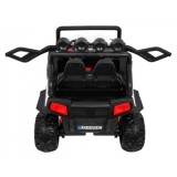 JOKO Elektrické autíčko Grand Buggy 4x4 Lift, Dvojmiestne kožené sedadlo, penové kolesá, FM rádio, nosnosť 59kg, biele