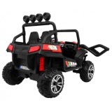 JOKO Elektrické autíčko Grand Buggy 4x4 Lift, Dvojmiestne kožené sedadlo, penové kolesá, FM rádio, nosnosť 59kg, červené