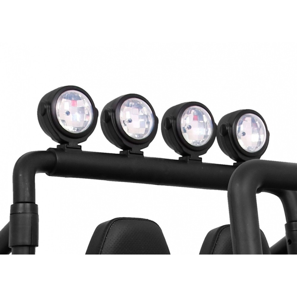 JOKO Elektrické autíčko Grand Buggy 4x4 Lift, Dvojmiestne kožené sedadlo, penové kolesá, FM rádio, nosnosť 59kg, červené