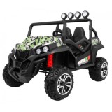 JOKO Elektrické autíčko Grand Buggy 4x4 Lift, Dvojmiestne kožené sedadlo, penové kolesá, FM rádio, nosnosť 59kg, maskáčové
