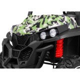 JOKO Elektrické autíčko Grand Buggy 4x4 Lift, Dvojmiestne kožené sedadlo, penové kolesá, FM rádio, nosnosť 59kg, maskáčové