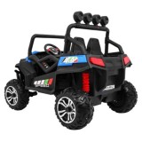 JOKO Elektrické autíčko Grand Buggy 4x4 Lift, Dvojmiestne kožené sedadlo, penové kolesá, FM rádio, nosnosť 59kg, modré
