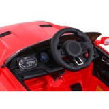 JOKO Elektrické autíčko Mustang GT, penové kolesá, kožené sedadlo, USB, MP3, červené