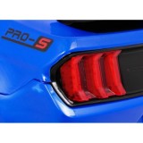 JOKO Elektrické autíčko Mustang GT, penové kolesá, kožené sedadlo, USB, MP3, modré