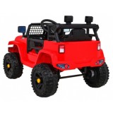 JOKO Elektrické autíčko Jeep Dark Night, penové kolesá, červené