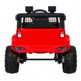 JOKO Elektrické autíčko Jeep Dark Night, penové kolesá, červené
