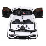 JOKO Veľké Elektrické autíčko Lamborghini SVJ DRIFT 24V, penové kolesá, kožené sedadlo, nosnosť 60kg, funkcia DRIFTU, biele