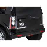 JOKO Elektrické autíčko Land Rover Discovery, penové kolesá, kožené sedadlo, čierne