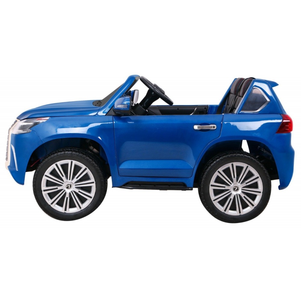 JOKO Elektrické autíčko Lexus LX570, Lakované, pohon 4x4, penové kolesá, kožené sedadlo, FM rádio, modré