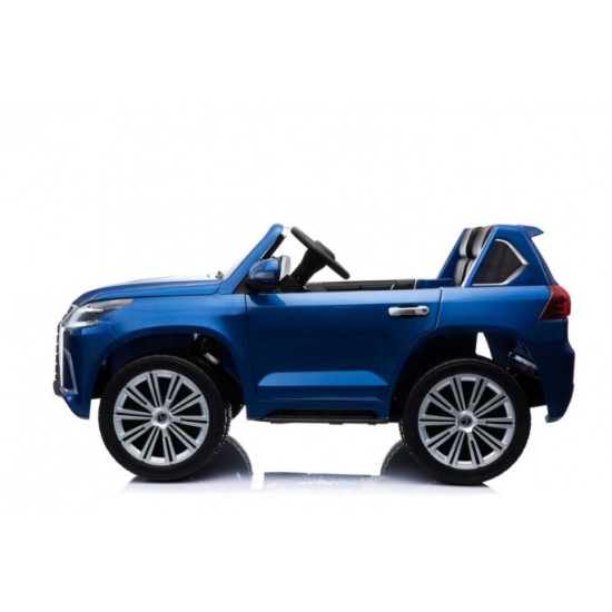 JOKO Elektrické autíčko Lexus LX570, Lakované, pohon 4x4, penové kolesá, kožené sedadlo, FM rádio, modré