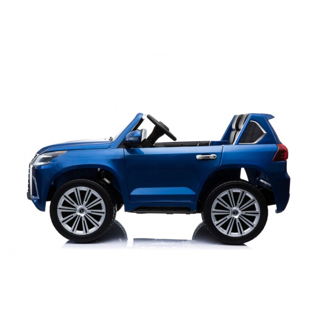 JOKO Elektrické autíčko Lexus LX570, Lakované, pohon 4x4, penové kolesá, kožené sedadlo, FM rádio, modré